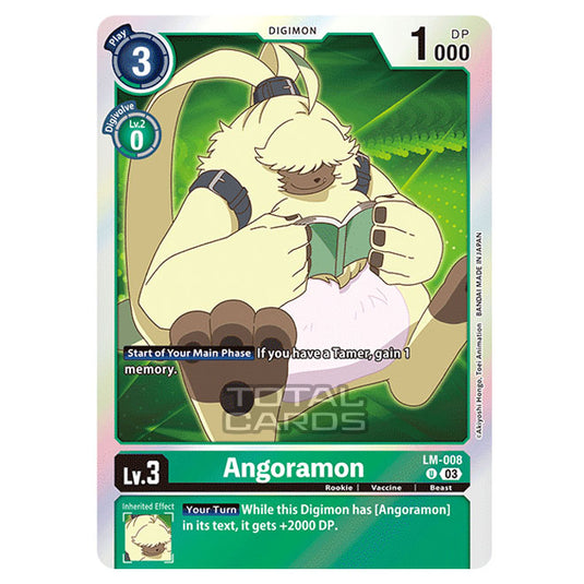 Digimon Card Game - BT15 - Exceed Apocalypse - Angoramon - (Uncommon) - LM-008