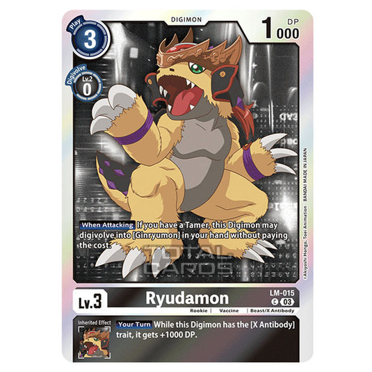 Digimon Card Game - BT15 - Exceed Apocalypse - Ryudamon - (Common) - LM-015