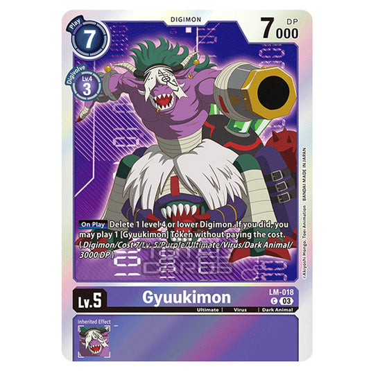 Digimon Card Game - BT15 - Exceed Apocalypse - Gyuukimon - (Common) - LM-018