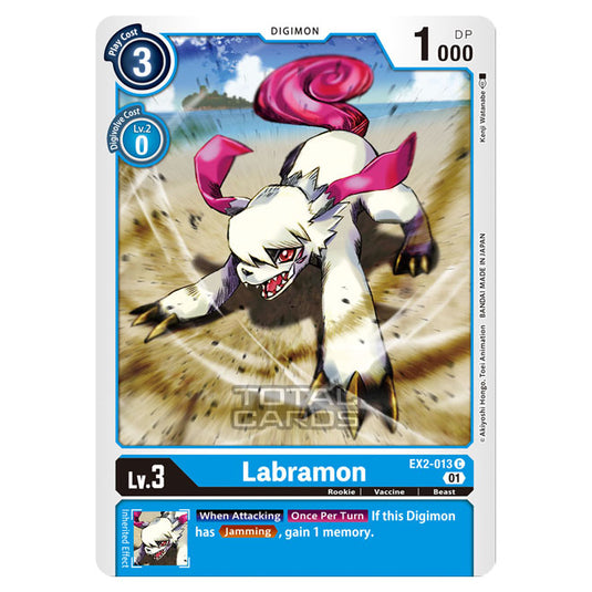 Digimon Card Game - Digital Hazard (EX-02) - Labramon (Common) - EX2-013