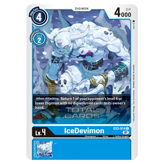 Digimon Card Game - Digital Hazard (EX-02) - IceDevimon (Common) - EX2-014