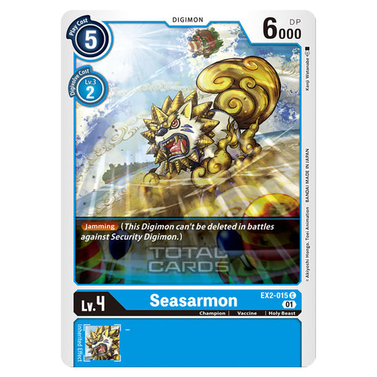 Digimon Card Game - Digital Hazard (EX-02) - Seasarmon (Common) - EX2-015