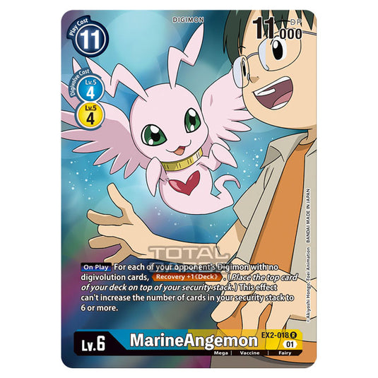 Digimon Card Game - Digital Hazard (EX-02) - MarineAngemon (Rare) - EX2-018A
