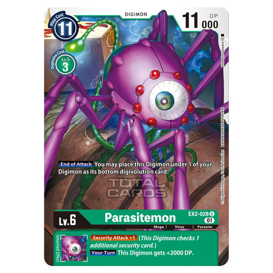 Digimon Card Game - Digital Hazard (EX-02) - Parasitemon (Uncommon) - EX2-028