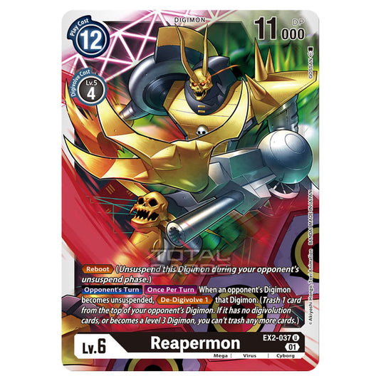 Digimon Card Game - Digital Hazard (EX-02) - Reapermon (Uncommon) - EX2-037