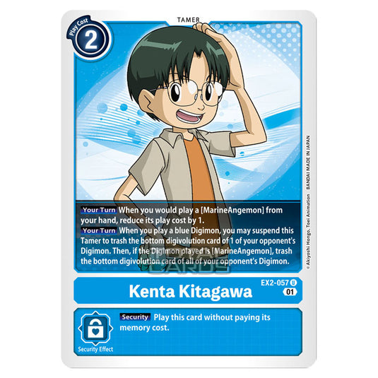 Digimon Card Game - Digital Hazard (EX-02) - Kenta Kitagawa (Uncommon) - EX2-057