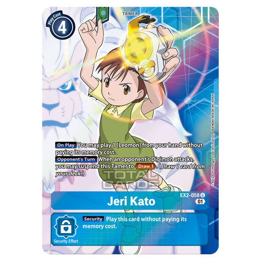 Digimon Card Game - Digital Hazard (EX-02) - Jeri Kato (Uncommon) - EX2-058A