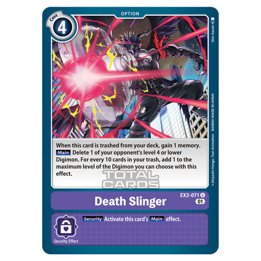 Digimon Card Game - Digital Hazard (EX-02) - Death Slinger (Uncommon) - EX2-071