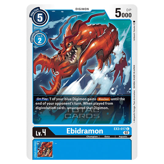 Digimon Card Game - EX-03 - Theme Draconic Roar - Ebidramon - (Common) - EX3-017