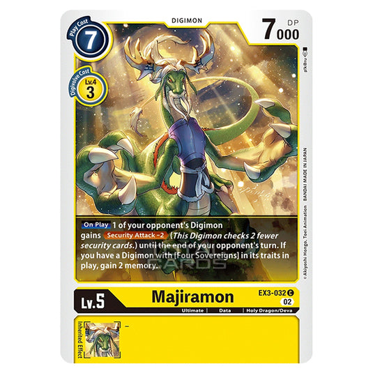 Digimon Card Game - EX-03 - Theme Draconic Roar - Majiramon - (Common) - EX3-032