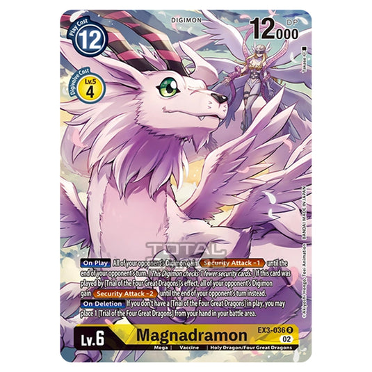 Digimon Card Game - EX-03 - Theme Draconic Roar - Magnadramon - (Alternative Art) - EX3-036A
