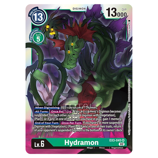 Digimon Card Game - EX-03 - Theme Draconic Roar - Hydramon - (Super Rare) - EX3-045