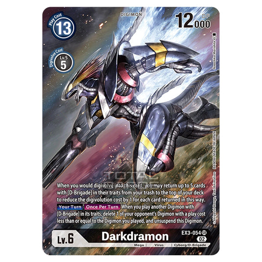 Digimon Card Game - EX-03 - Theme Draconic Roar - Darkdramon - (Alternative Art) - EX3-054A