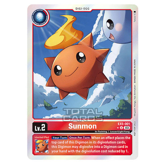 Digimon Card Game - EX05 - Animal Colosseum - Sunmon - (Alternative Art) - EX5-001a