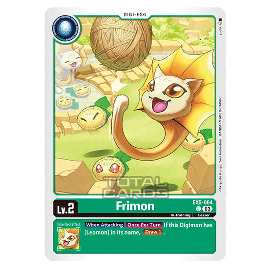 Digimon Card Game - EX05 - Animal Colosseum - Frimon - (Uncommon) - EX5-004