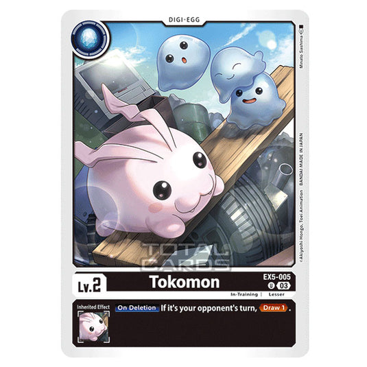 Digimon Card Game - EX05 - Animal Colosseum - Tokomon - (Uncommon) - EX5-005