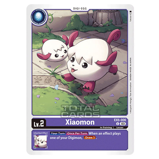 Digimon Card Game - EX05 - Animal Colosseum - Xiaomon - (Uncommon) - EX5-006