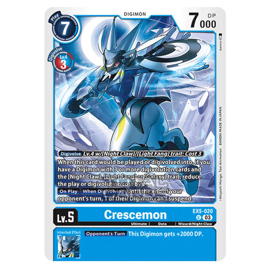 Digimon Card Game - EX05 - Animal Colosseum - Crescemon - (Uncommon) - EX5-020