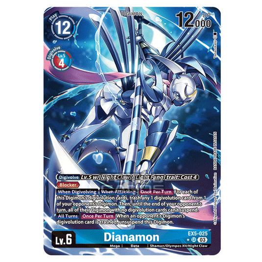 Digimon Card Game - EX05 - Animal Colosseum - Dianamon - (Alternative Art) - EX5-025a