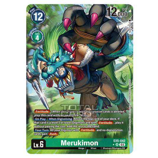 Digimon Card Game - EX05 - Animal Colosseum - Merukimon - (Alternative Art) - EX5-042a