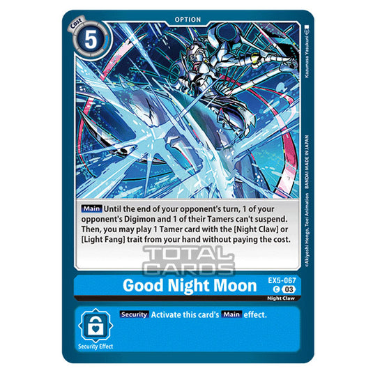 Digimon Card Game - EX05 - Animal Colosseum - Good Night Moon - (Common) - EX5-067