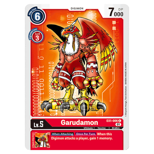 Digimon Card Game - Classic Collection (EX01) - Garudamon (Common) - EX1-006