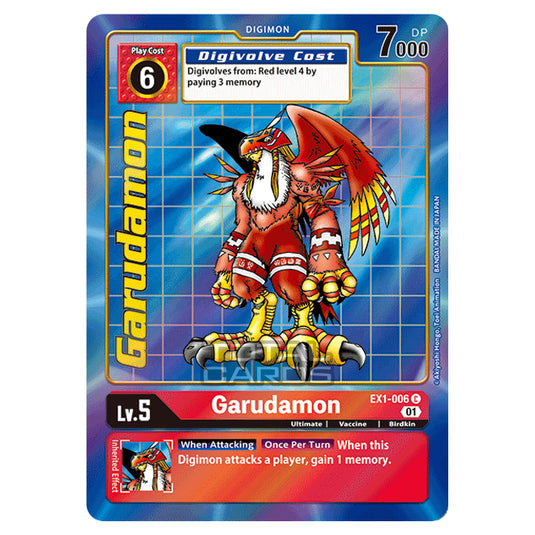 Digimon Card Game - Classic Collection (EX01) - Garudamon (Common) - EX1-006A