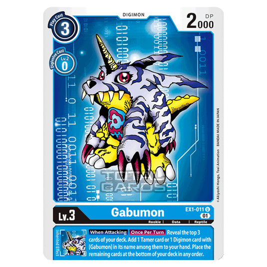 Digimon Card Game - Classic Collection (EX01) - Gabumon (Uncommon) - EX1-011