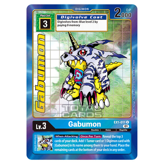 Digimon Card Game - Classic Collection (EX01) - Gabumon (Uncommon) - EX1-011A