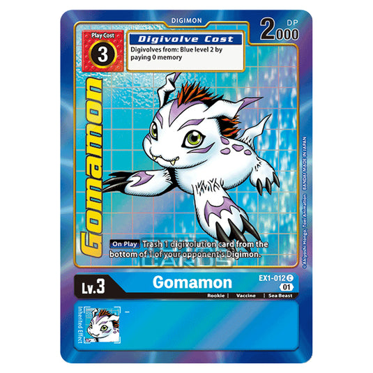 Digimon Card Game - Classic Collection (EX01) - Gomamon (Common) - EX1-012A