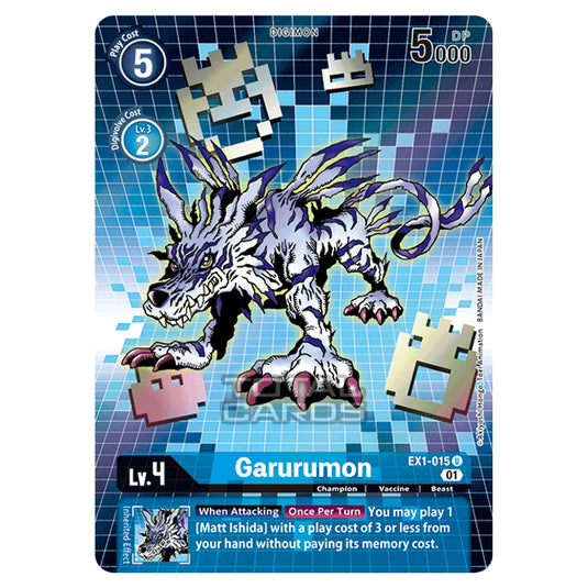 Digimon Card Game - Classic Collection (EX01) - Garurumon (Uncommon) - EX1-015A