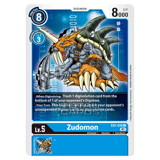 Digimon Card Game - Classic Collection (EX01) - Zudomon (Common) - EX1-018