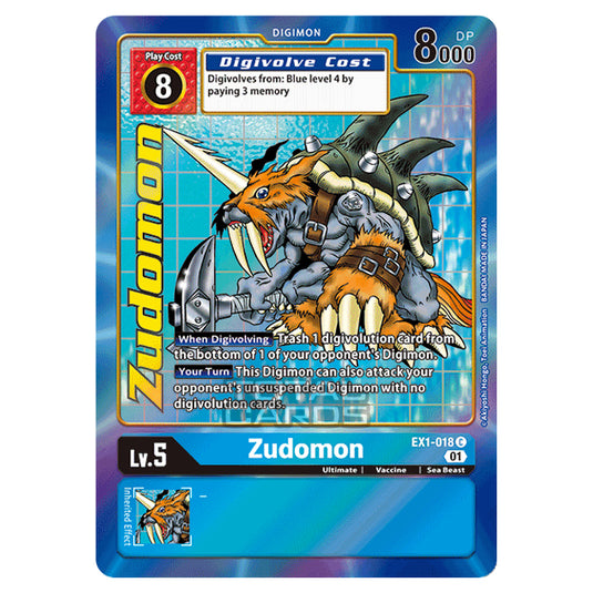 Digimon Card Game - Classic Collection (EX01) - Zudomon (Common) - EX1-018A
