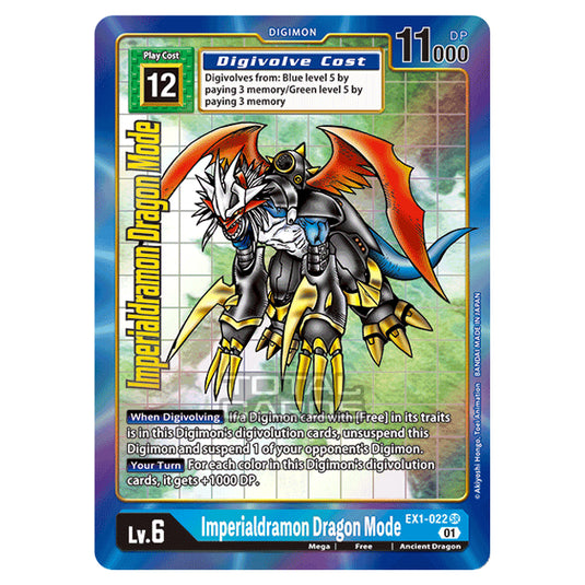 Digimon Card Game - Classic Collection (EX01) - Imperialdramon Dragon Mode (Super Rare) - EX1-022A
