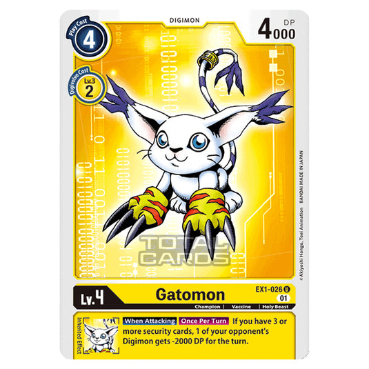 Digimon Card Game - Classic Collection (EX01) - Gatomon (Uncommon) - EX1-026