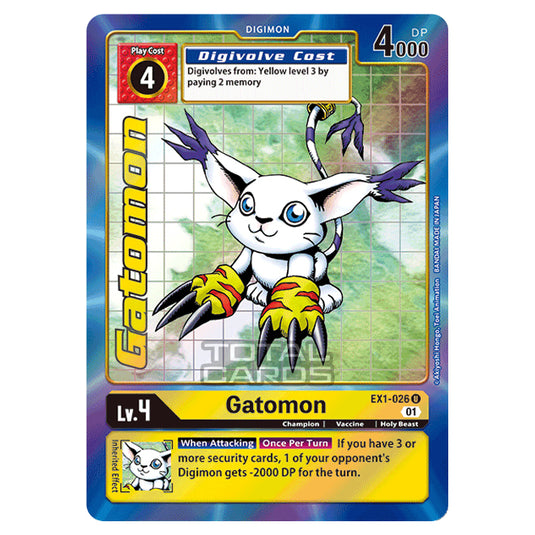 Digimon Card Game - Classic Collection (EX01) - Gatomon (Uncommon) - EX1-026A