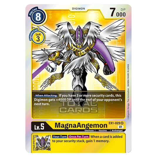 Digimon Card Game - Classic Collection (EX01) - MagnaAngemon (Super Rare) - EX1-029