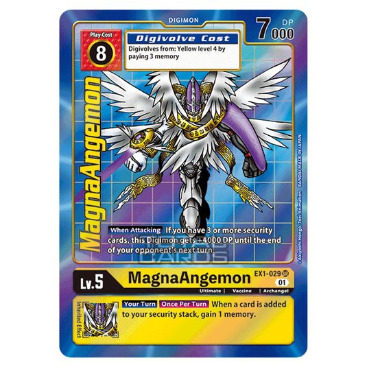 Digimon Card Game - Classic Collection (EX01) - MagnaAngemon (Super Rare) - EX1-029A