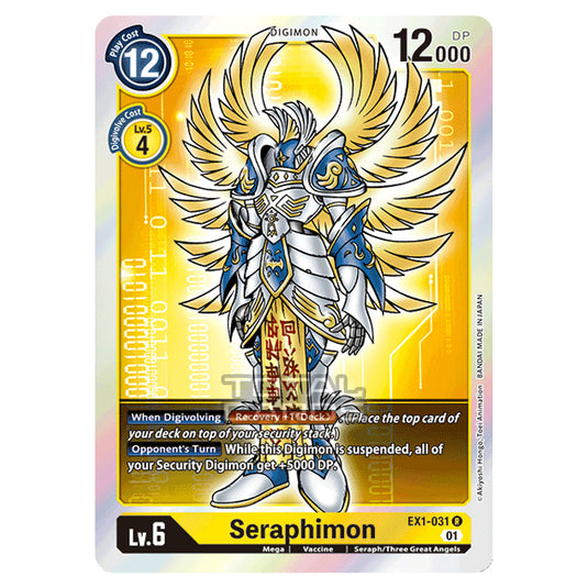 Digimon Card Game - Classic Collection (EX01) - Seraphimon (Rare) - EX1-031