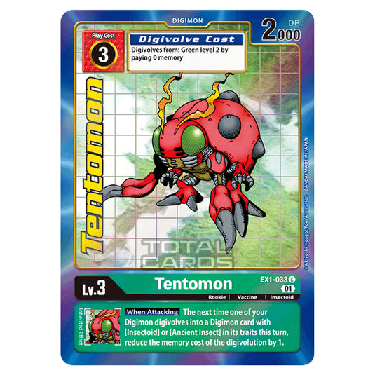 Digimon Card Game - Classic Collection (EX01) - Tentomon (Common) - EX1-033A