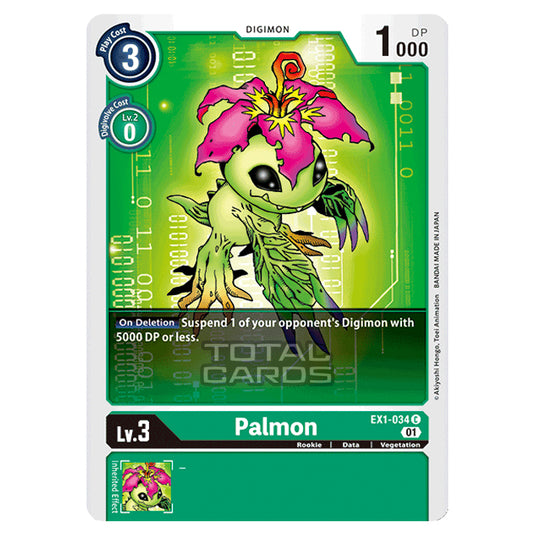 palmon digimon card Digimon Card Game - Classic Collection (EX01) - Palmon (Common)