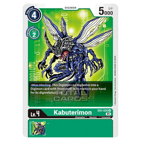 Digimon Card Game - Classic Collection (EX01) - Kabuterimon (Uncommon) - EX1-035