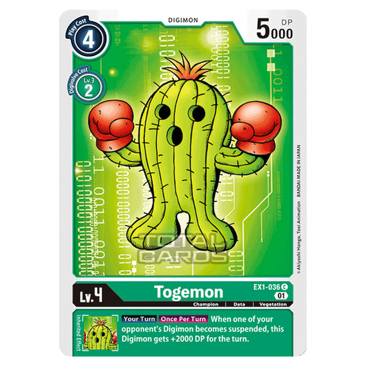 Digimon Card Game - Classic Collection (EX01) - Togemon (Common) - EX1-036