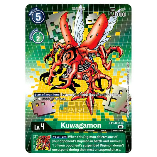 Digimon Card Game - Classic Collection (EX01) - Kuwagamon (Rare) - EX1-037A