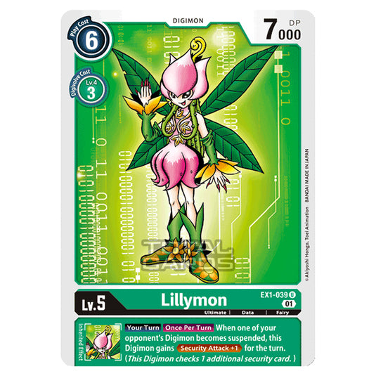 Digimon Card Game - Classic Collection (EX01) - Lillymon (Uncommon) - EX1-039