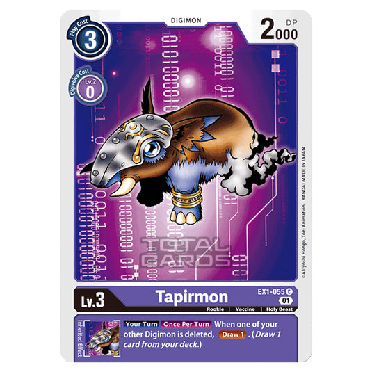 Digimon Card Game - Classic Collection (EX01) - Tapirmon (Common) - EX1-055