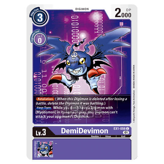 Digimon Card Game - Classic Collection (EX01) - DemiDevimon (Common) - EX1-056