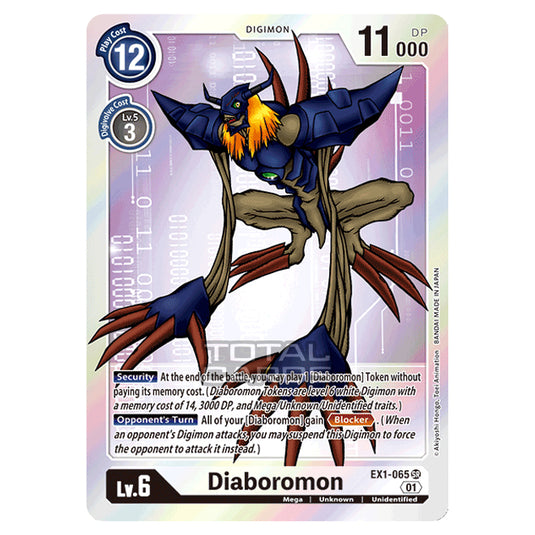 Digimon Card Game - Classic Collection (EX01) - Diaboromon (Super Rare) - EX1-065