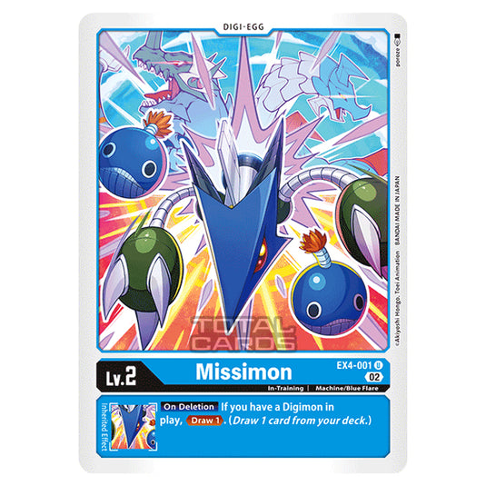 Digimon Card Game - EX04 - Alternative Being - Missimon - (Uncommon) - EX4-001