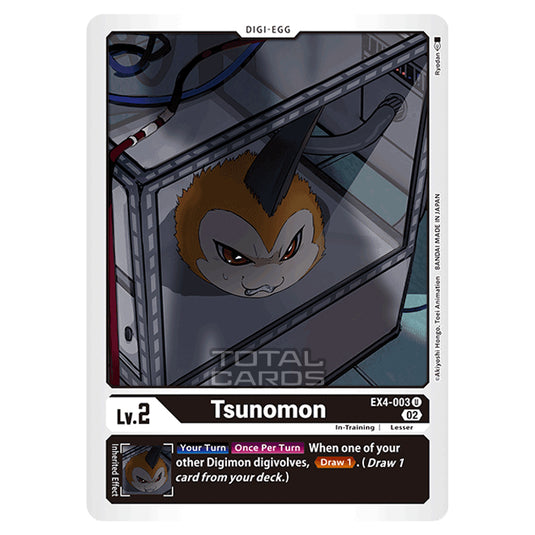 Digimon Card Game - EX04 - Alternative Being - Tsunomon - (Uncommon) - EX4-003